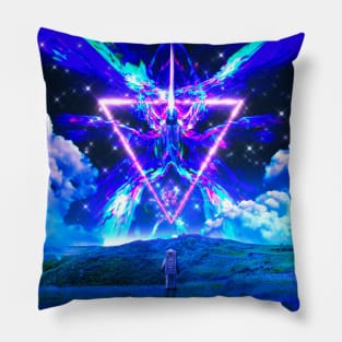 Neon Angel Pillow