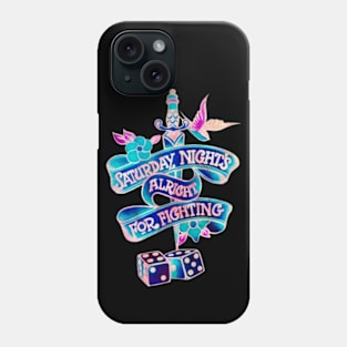 Saturday Night's Alright For Fighting - Inverted Phone Case