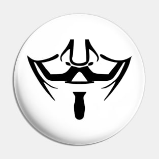 Fawkesface (face mask) Pin