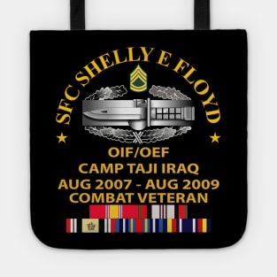 US Army - SFC SHELLY E FLOYD - Arc - OIF-OEF - Iraq w dates - CAB -SFC w SVC Tote