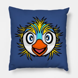 Happy Super Penguin Pillow