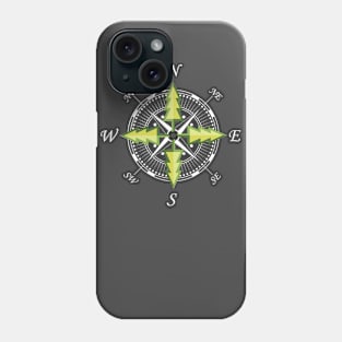 outdoor adventure compass (white) Phone Case