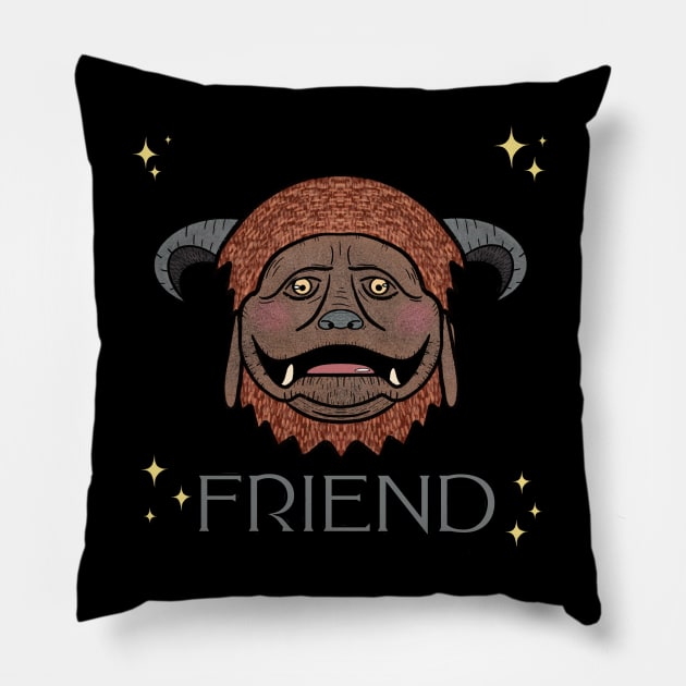 Friend Pillow by Romy Karina