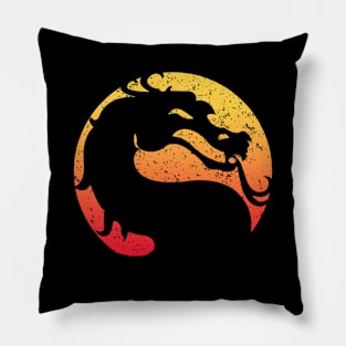 mortal kombat retro Pillow