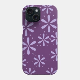 Purple flowers pattern Phone Case