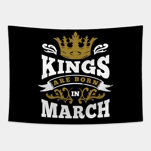 March Monarchs Birthday Pride Tapestry by Life2LiveDesign