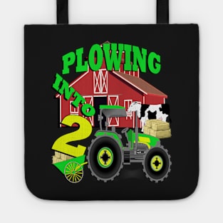 Birthday 2 Year Old Farming Themed Party, Cute Farm Second Birthday Gift Tote