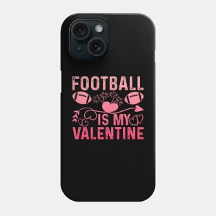 Football is the valentine of American football design Phone Case