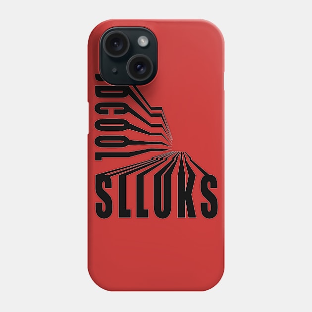 Super cool slluks brand letter logo design Phone Case by slluks_shop