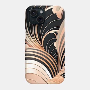 Art Deco Waves Phone Case