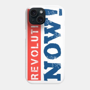 REVOLUTION NOW (blue) Phone Case