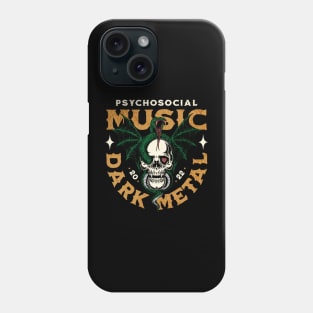 dark skull and snake v1 Phone Case