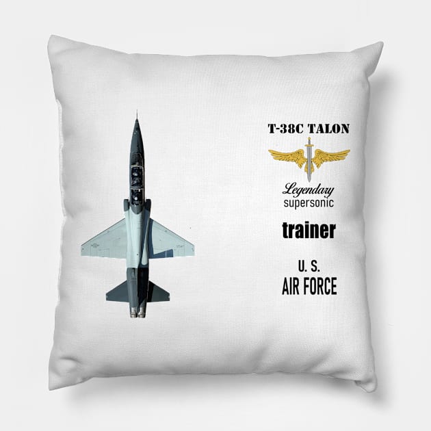 T-38C Talon Pillow by sibosssr