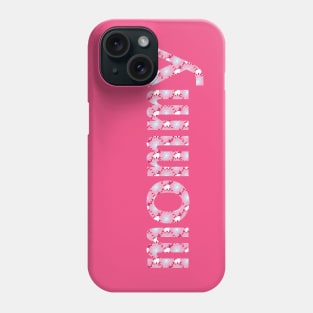 Floral Mom Typography Mommy Pink Phone Case