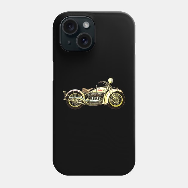 1930 Indian Four Phone Case by lavdog