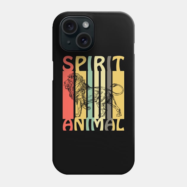 Spirit Animal Lion Phone Case by Worldengine