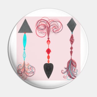 Decorative Arrows Pin