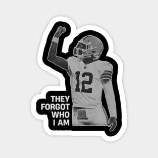 Shedeur Sander They Forgot Who I Am - Cleveland Dawg Pound Magnet
