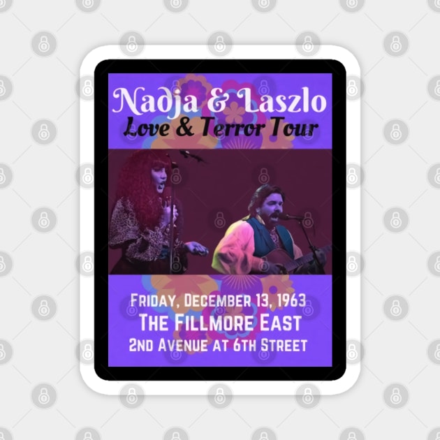 Nadja and Laszlo Love and Terror Tour Magnet by ramdakoli