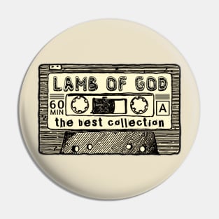 Lamb of god cassette Pin