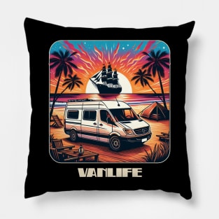 Beach sprinter van camper conversion Pillow