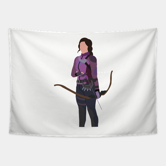 Kate Bishop Character Art Tapestry by Mint-Rose