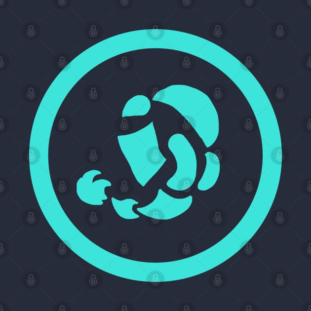 Cyan Crasher Faction Emblem by BlueStarWish's Trove of Merch