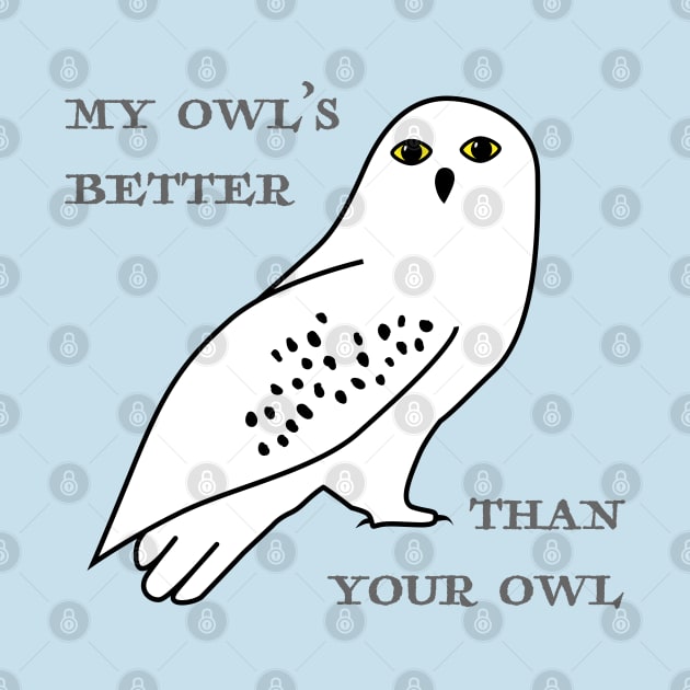 My owl's better than your owl by helengarvey