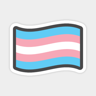 Transgender pride flag Magnet