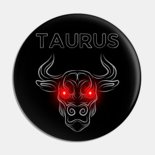 Taurus | Evil Red Eyed Bull Pin