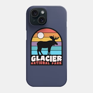 Glacier National Park Moose Badge Phone Case