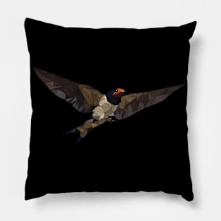 Low poly bird Pillow