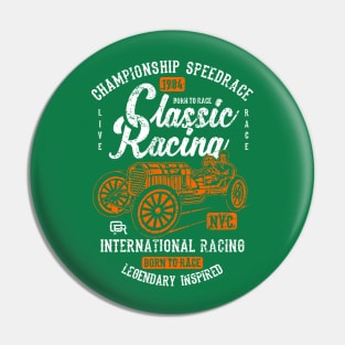 Championship Speedrace Classic Racing International Racing Born To Race Pin