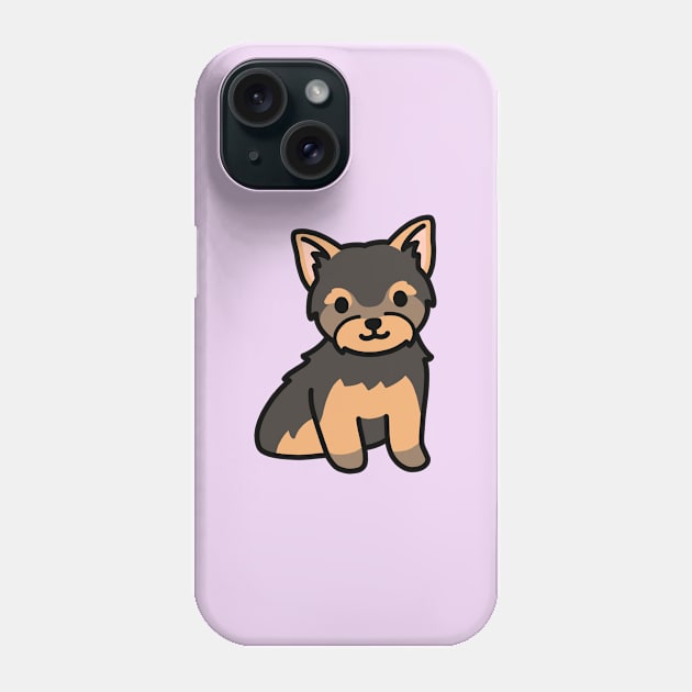 Yorkshire Terrier Phone Case by littlemandyart