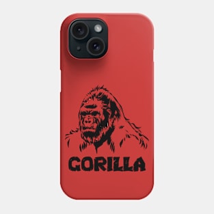 Calm gorilla Phone Case