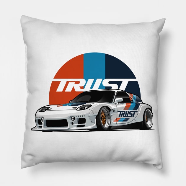 RX7 Special Edition Trust Performance Pillow by Jiooji Project