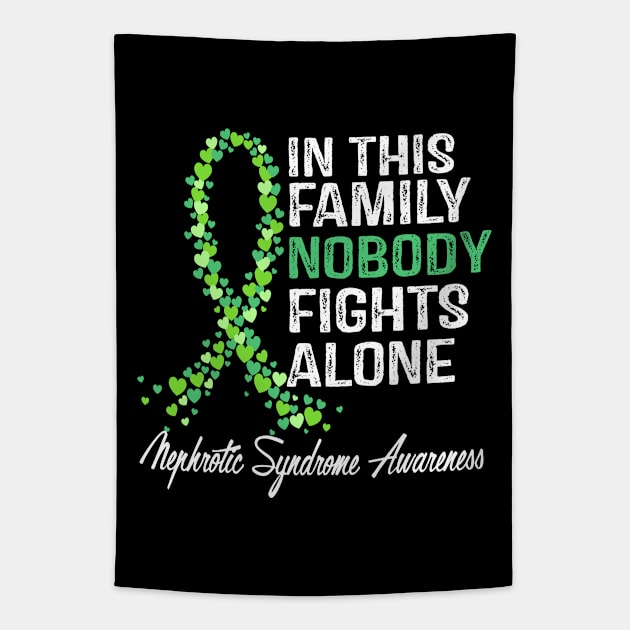 Nephrotic Syndrome Awareness In This Family Nobody Fights Alone Tapestry by StoreForU