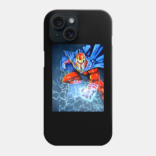 Mutant villain with magnetic powers Phone Case by Robertilustrado