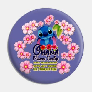 Ohana means family | Stitch | Very Peri Pin