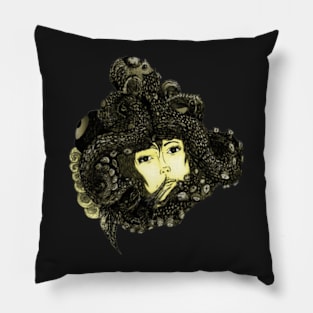 octopus and the woman Pillow