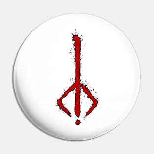 Bloodborne - Hunter Rune (with outline) Pin