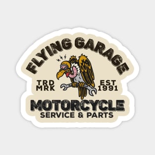 Flying Garage Motorcycle Shop Magnet
