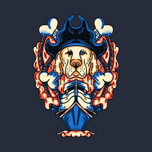 Pirate Dogs Illustration T-Shirt