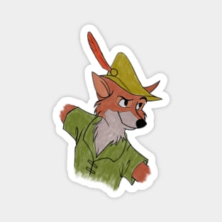 Robin Hood Water Color Magnet