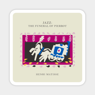 Henri Matisse - Jazz Series: The funeral of pierrot #61 Magnet