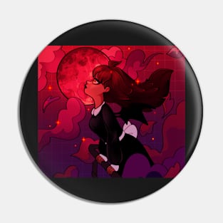 Vampire Girl Pin