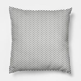 Black and White Neck Gator Black and White Dot Pattern Pillow