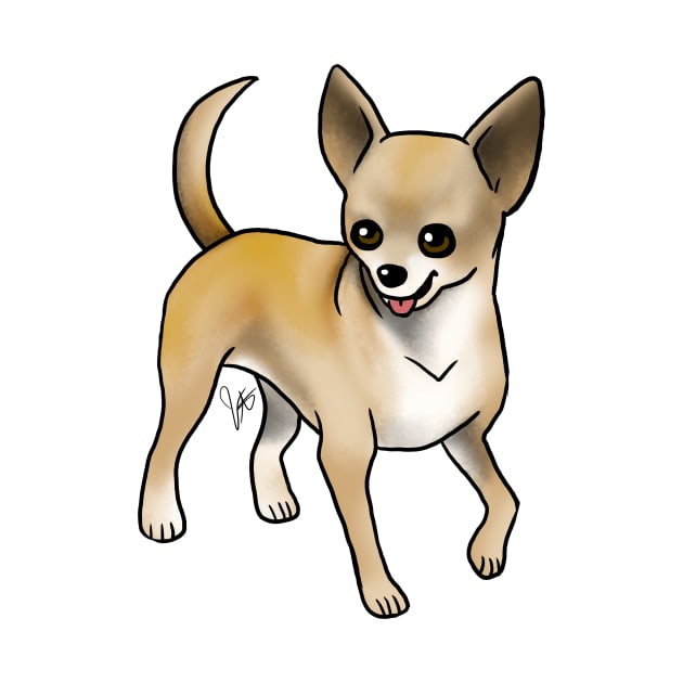 Dog - Chihuahua - Short Haired - Fawn by Jen's Dogs Custom Gifts and Designs