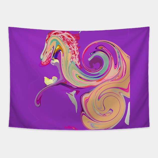 A Pony inside the purple dream. Tapestry by Love you guys