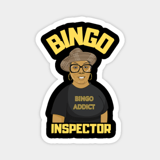 Bingo Addict Inspector Magnet